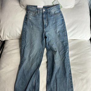 H&M WIDE ULTRA HIGH WAIST Jeans - NWT